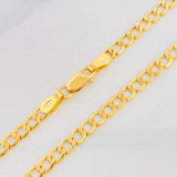 Cuban Links Bracelet 2.35g / 8 1/4 in / 3.4mm Yellow Gold 18K