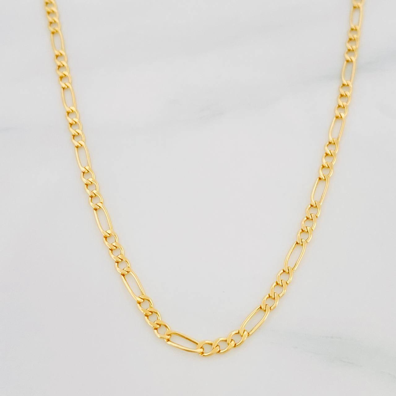 Figaro Chain 1.55g / 18 in / 1.9mm Yellow Gold 18K