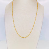 Figaro Chain 1.55g / 18 in / 1.9mm Yellow Gold 18K
