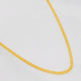 Cadena China 3.2g / 24 in / 1.5mm Oro Amarillo 18K