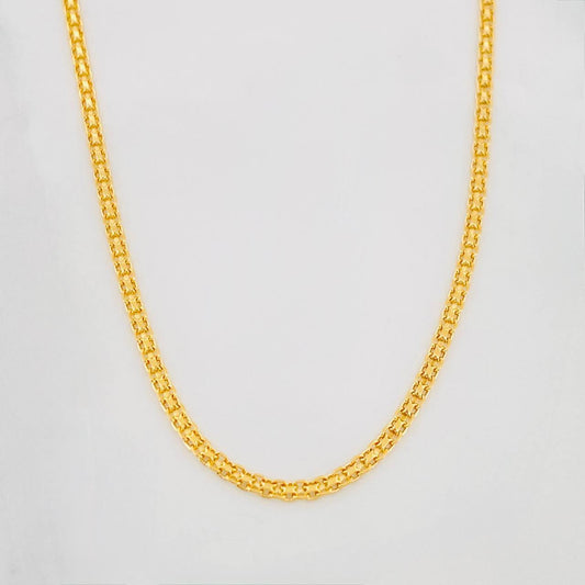 Bismark Chain 3.3g / 24 in / 1.5mm Yellow Gold 18K