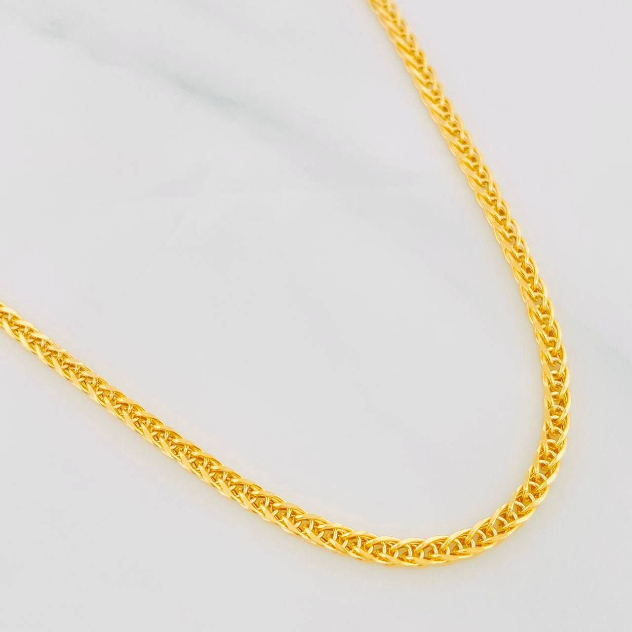 Cadena Franco 6.05g / 24 in / 2.3mm Oro Amarillo 18K