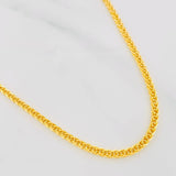 Cadena Franco 6.1g / 24 in / 2.2mm Oro Amarillo 18K
