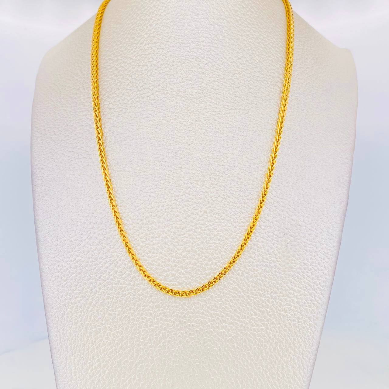 Cadena Franco 6.05g / 24 in / 2.3mm Oro Amarillo 18K