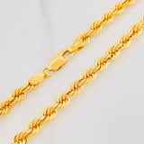 Cadena Lazo 14.7g / 24 in / 4.3mm Oro Amarillo 18K
