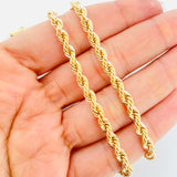 Cadena Lazo 14.7g / 24 in / 4.3mm Oro Amarillo 18K