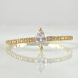 Solitaire Ring Centella 1.25gr / Size 7 3/4 / 18K Gold