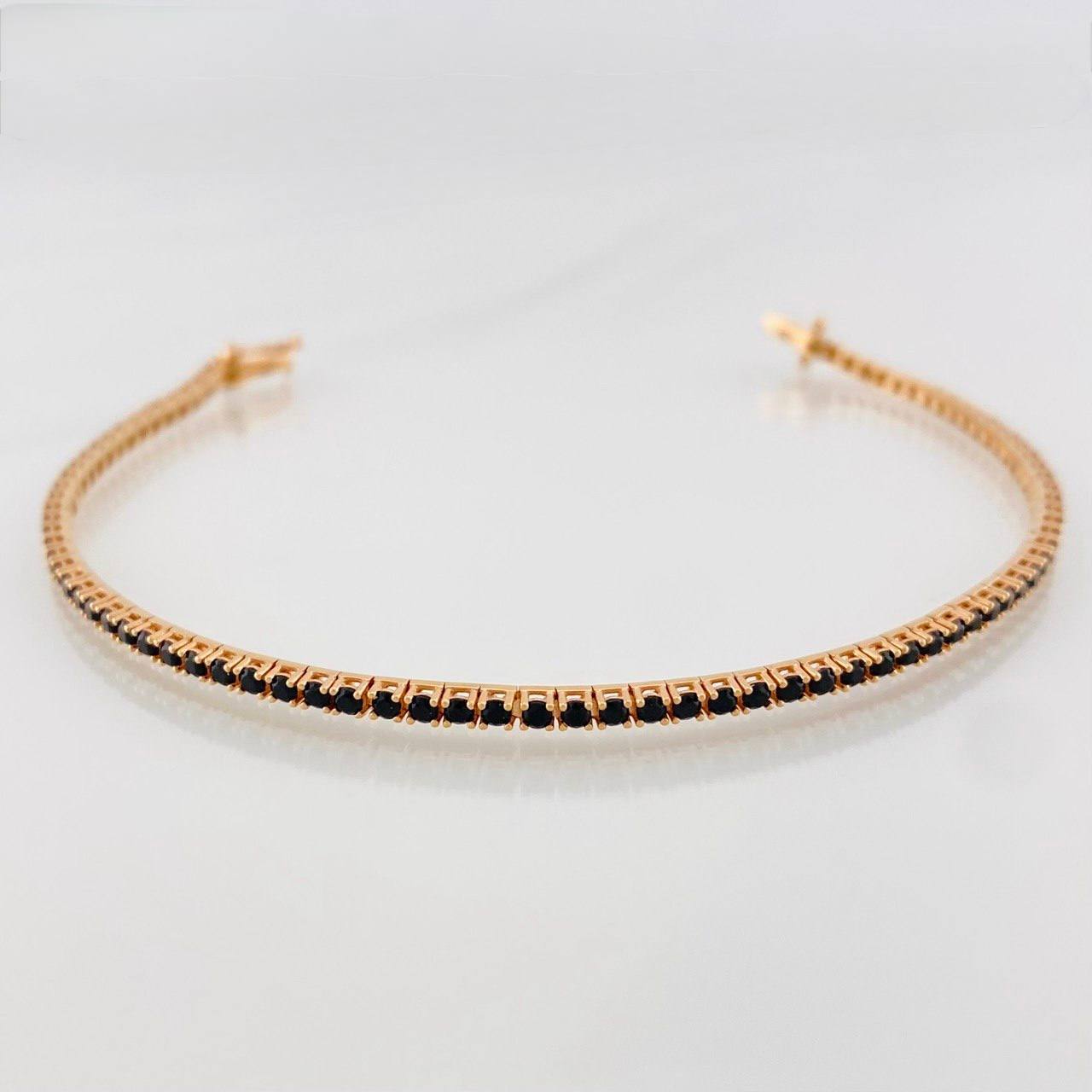 Tennis Bracelet 5.35g / 7 1/4 in / 2.8mm 18K Rose Gold