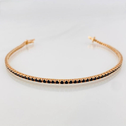 Pulso Tennis 5.35g / 7 1/4 in / 2.8mm Oro Rosa 18K