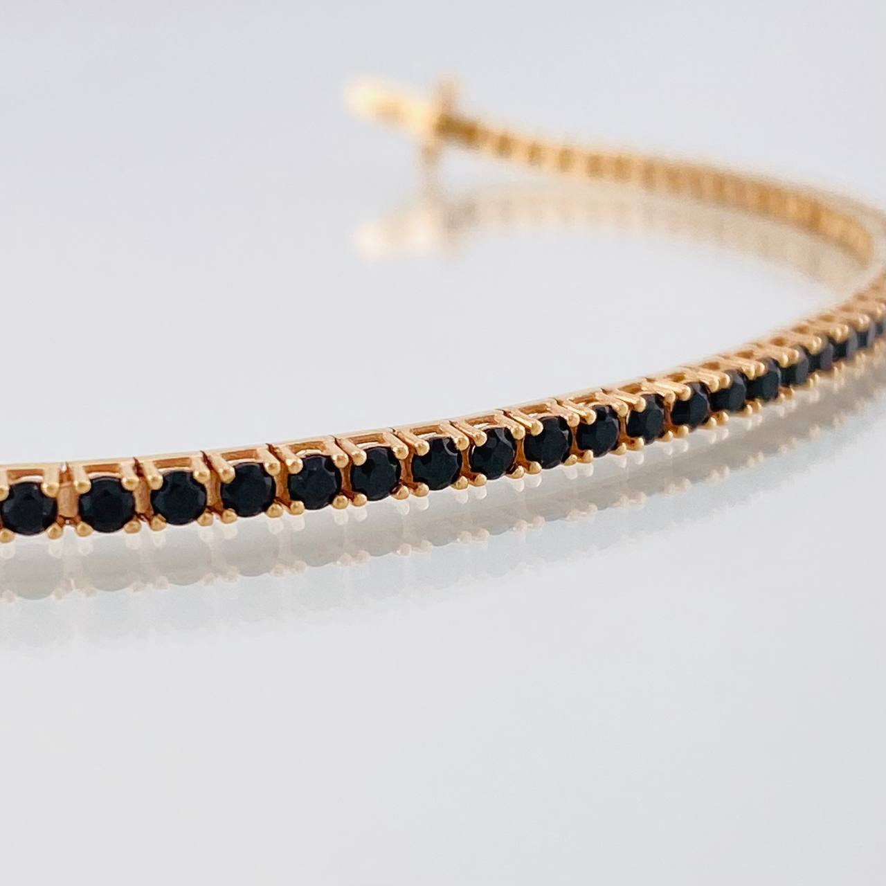 Pulso Tennis 5.8g / 7 3/4 in / 2.1mm Oro Rosa 18K