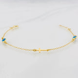 Classic Link Bracelet 1.4g / 6 3/4 in / 1.1mm 18K Yellow Gold