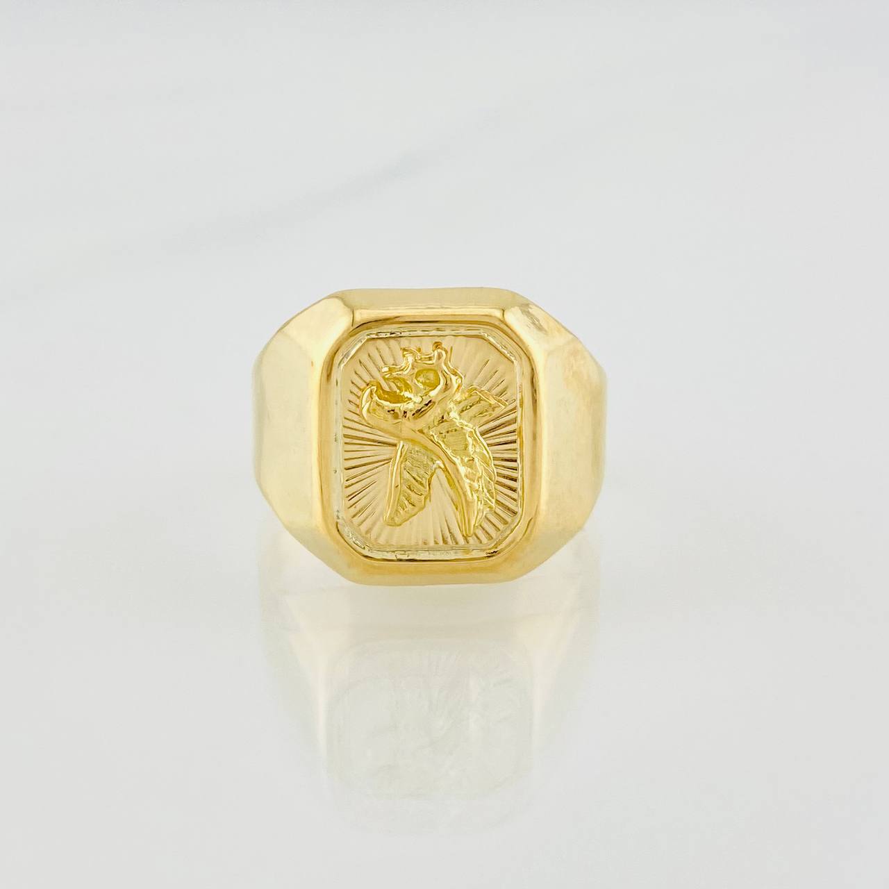 Eagle Ring 4g / T9 3/4 Yellow Gold 18K