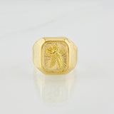 Eagle Ring 4g / T9 3/4 Yellow Gold 18K