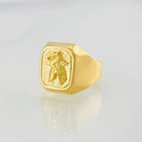 Eagle Ring 4g / T9 3/4 Yellow Gold 18K