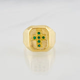 Cross Ring 4.15g / Size 10 1/2 Yellow Gold 18K