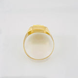 Cross Ring 4.15g / Size 10 1/2 Yellow Gold 18K