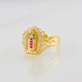 Anillo Virgen de Guadalupe 3.35g / T8 Oro Amarillo 18K