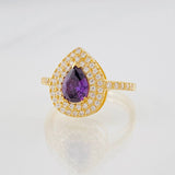 Tear Drop Ring 2.65g / T6 1/4 Yellow Gold 18K