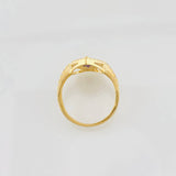Tear Drop Ring 2.65g / T6 1/4 Yellow Gold 18K