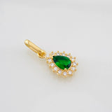Pendant Tear 1.1g / 3/4 in 18K Yellow Gold