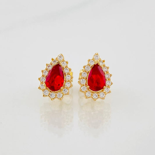Stud Earrings Tear 2.35g / in / 8.04mm Yellow Gold 18K