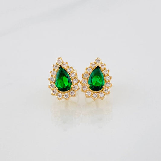 Stud Earrings Teardrop 2.4g / in / 7.91mm Yellow Gold 18K