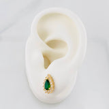 Topos Lagrima 2.4g / in / 7.91mm Oro Amarillo 18K