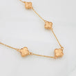 Cadena Aro Seguido Trebol 6.7g / 20 in / 0.9mm Oro Rosa 18K
