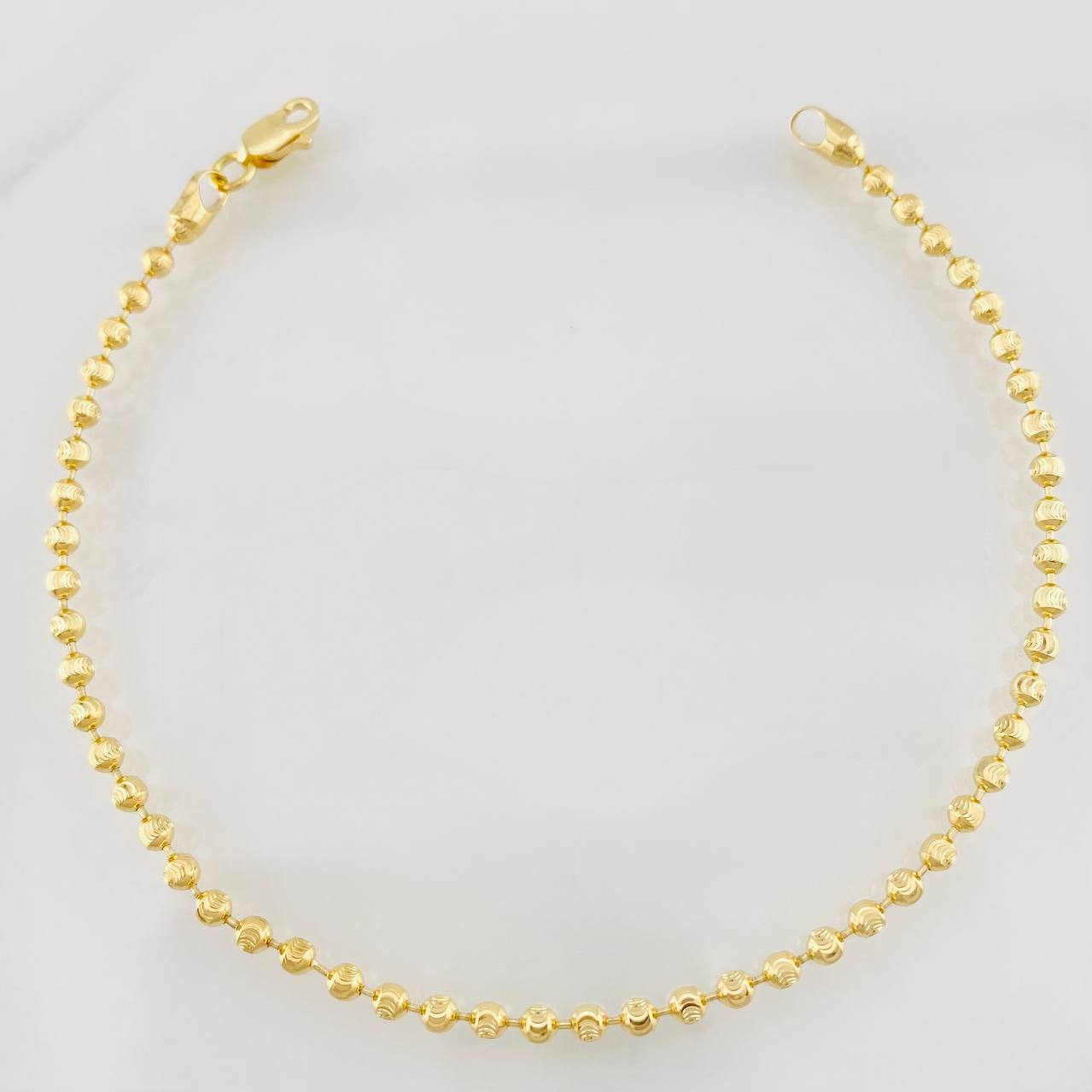 Pulso Militar 4.65g / 7 3/4 in / 3mm Oro Amarillo 18K