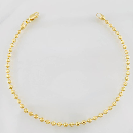 Pulso Militar 4.65g / 7 3/4 in / 3mm Oro Amarillo 18K