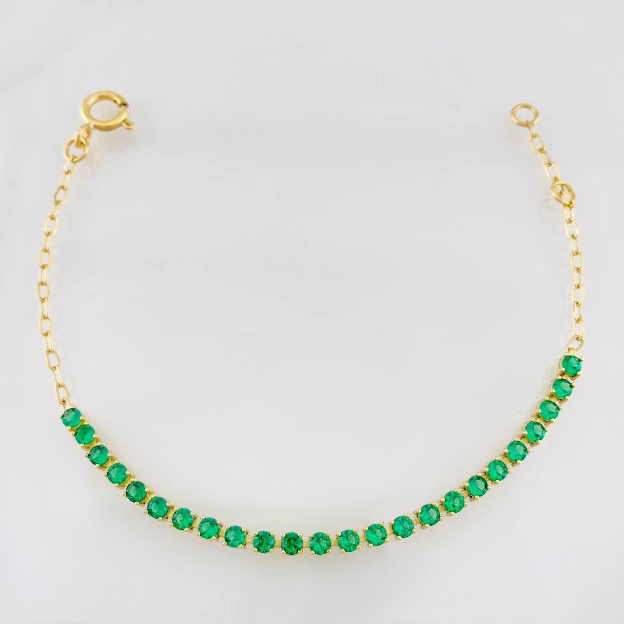 Pulso Modulable Tennis 3.45g / 6 3/4 in - in / 2.6mm Oro Amarillo 18K