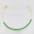 Pulso Modulable Tennis 3.45g / 6 3/4 in - in / 2.6mm Oro Amarillo 18K