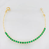 Pulso Modulable Tennis 3.45g / 6 3/4 in - in / 2.6mm Oro Amarillo 18K