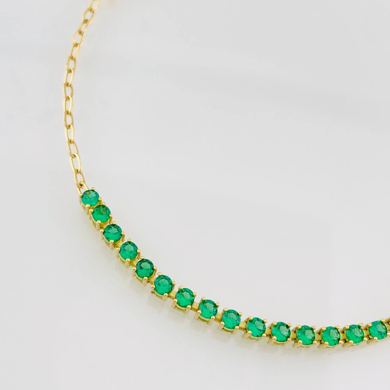 Pulso Modulable Tennis 3.45g / 6 3/4 in - in / 2.6mm Oro Amarillo 18K