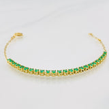 Pulso Modulable Tennis 3.45g / 6 3/4 in - in / 2.6mm Oro Amarillo 18K