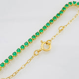 Pulso Modulable Tennis 3.45g / 6 3/4 in - in / 2.6mm Oro Amarillo 18K