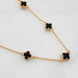 Cadena Trebol 4.6g / 20 in / 1.15mm Oro Rosa 18K