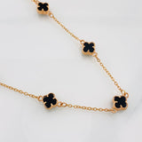 Cadena Trebol 4.6g / 20 in / 1.15mm Oro Rosa 18K
