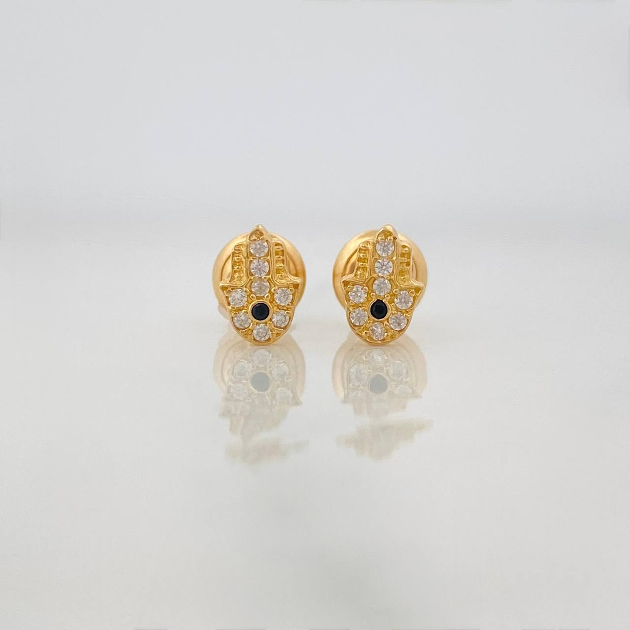 Topos Mano Hamsa 0.7g / in / 4.45mm Oro Amarillo 18K