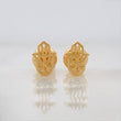 Stud Earrings Hamsa Hand 0.7g / in / 5.04mm Yellow Gold 18K
