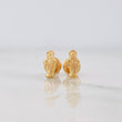 Stud Earrings Virgen Milagrosa 0.55g / in / 3.97mm Yellow Gold 18K