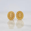 Stud Earrings Virgen de Guadalupe 1.2g / in / 5.74mm Yellow Gold 18K
