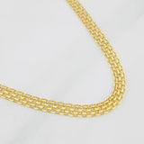 Bismark Chain 6.9g / 20 in / 4.3mm Yellow Gold 18K