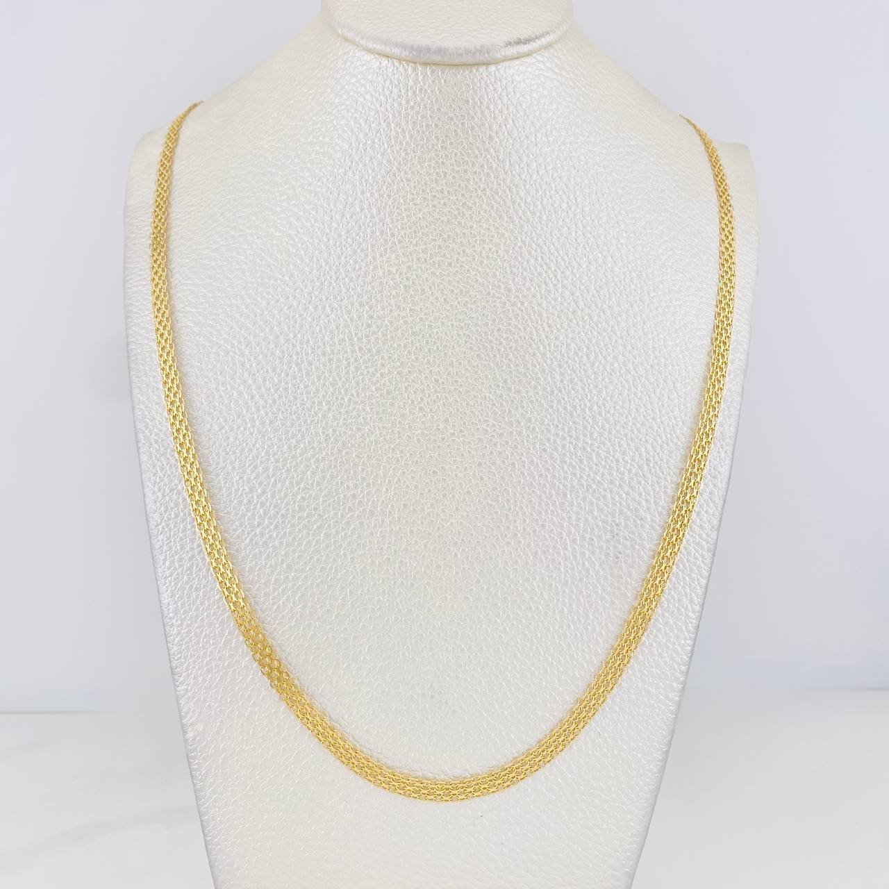 Bismark Chain 6.9g / 20 in / 4.3mm Yellow Gold 18K