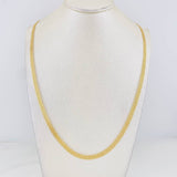 Bismark Chain 6.9g / 20 in / 4.3mm Yellow Gold 18K