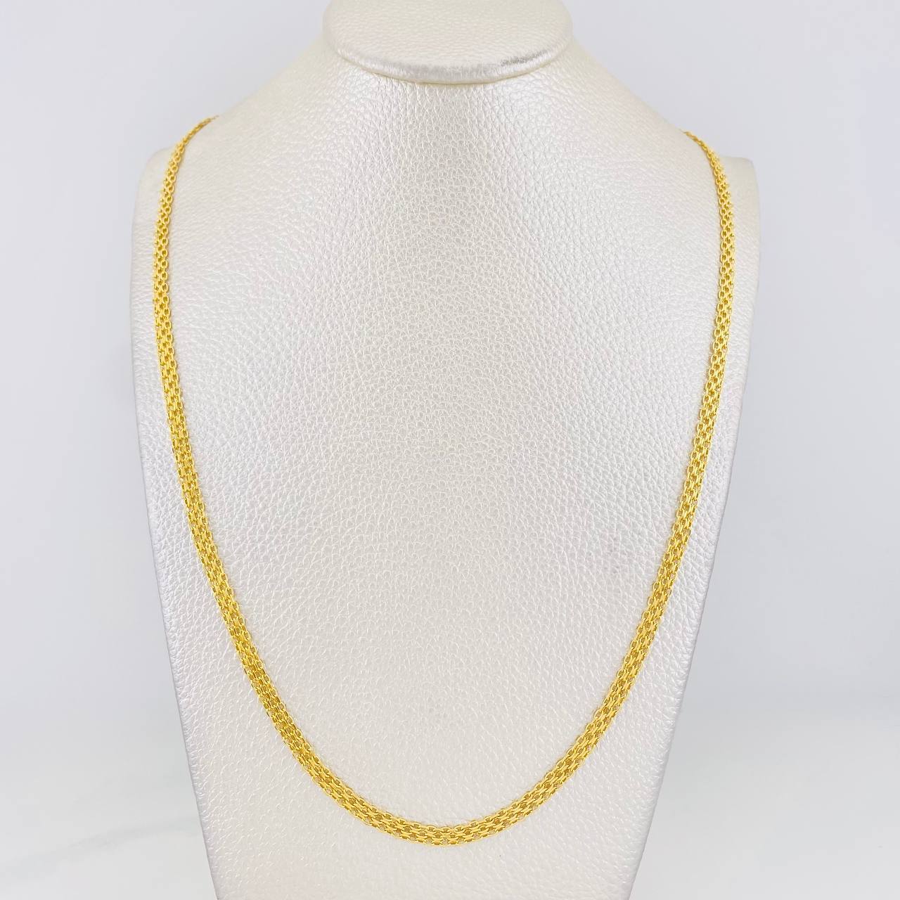 Cadena China 4.65g / 20 in / 3.7mm Oro Amarillo 18K
