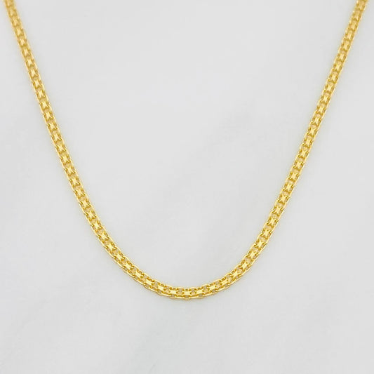 Bismark Chain 3.15g / 24 in / 1.5mm Yellow Gold 18K