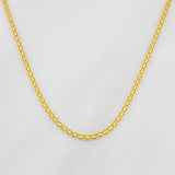 Bismark Chain 3.15g / 24 in / 1.5mm Yellow Gold 18K