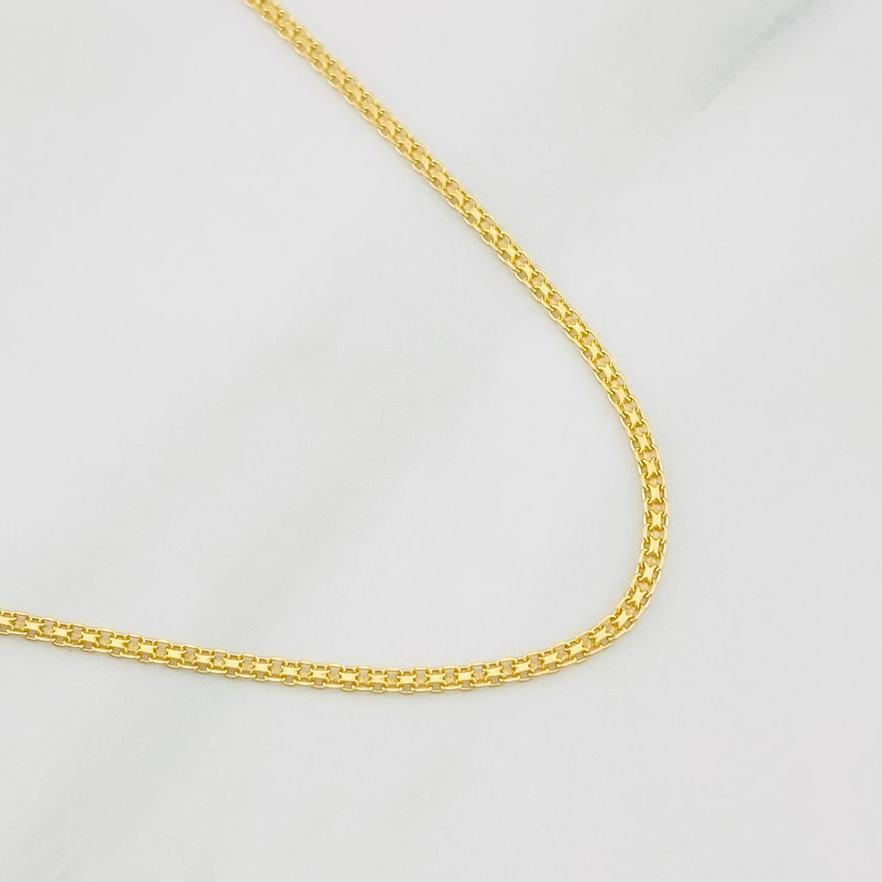 Bismark Chain 3.15g / 24 in / 1.5mm Yellow Gold 18K