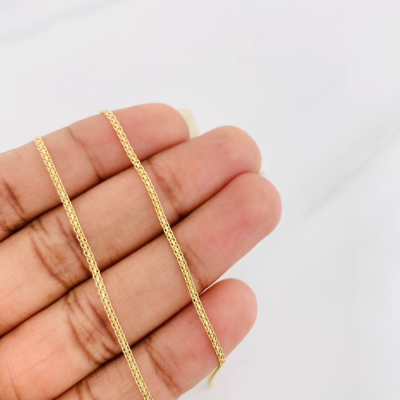 Bismark Chain 3.15g / 24 in / 1.5mm Yellow Gold 18K